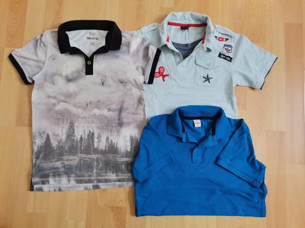 3 x polokošeľa, 140