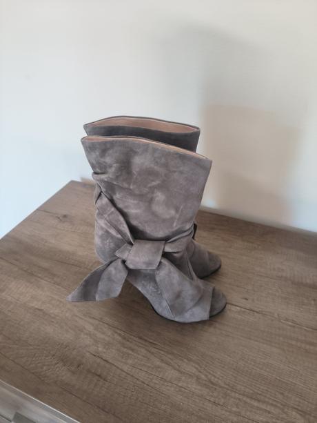 Prechodné čižmy kožené, 38