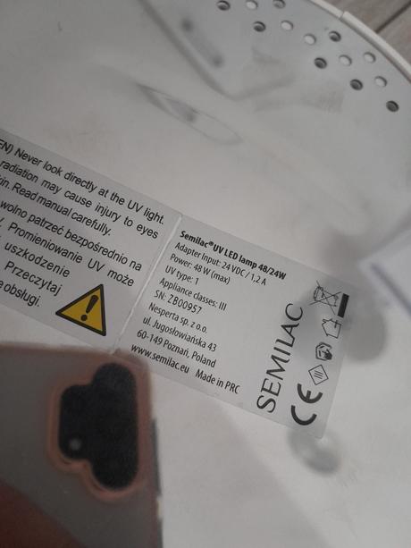 Uv led lampa semilac, 