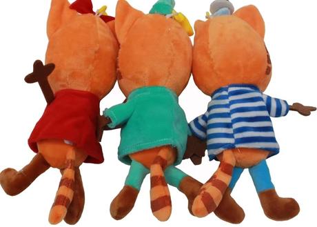 Tri mačiatka - súprava 3 plyšákov 20 cm,