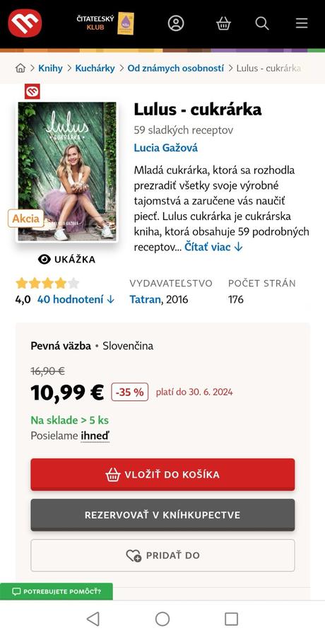 2 knihy pre cukrarky od lulu's, 