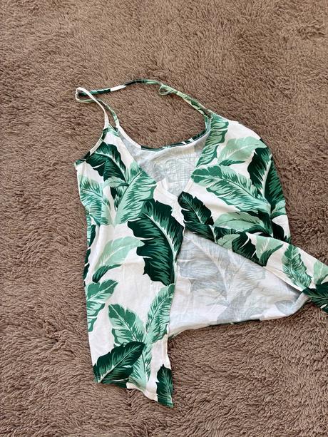 Retro jeans top, m