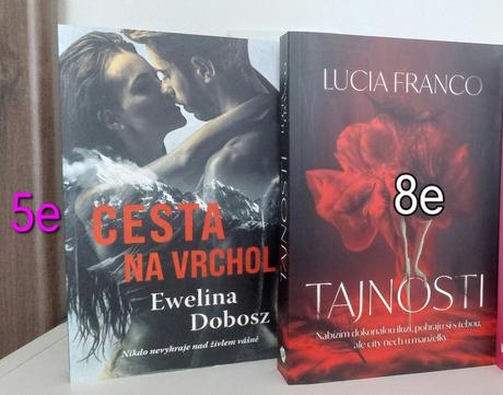 Veľa kníh na predaj - romantika, 