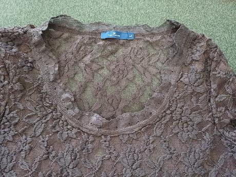 Čipkované tričko, tom tailor,l