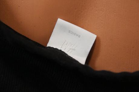 Bavlnený čierny body top, h&m, h&m,l