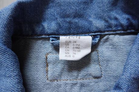 Riflová bunda h&m, h&m,74