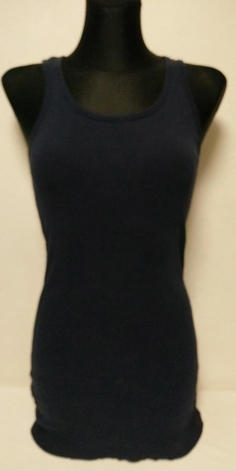 Dámsky predĺžený tmavo modrý top, kingdo, s/m, m