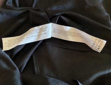 Podšité šaty- top bez ramienok zara v. l/xl, l