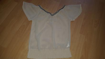 Jemná blúzka s korálikmi, camaieu,38