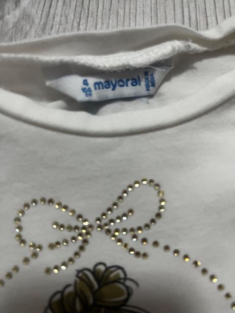 Elegantný biely top, mayoral,104