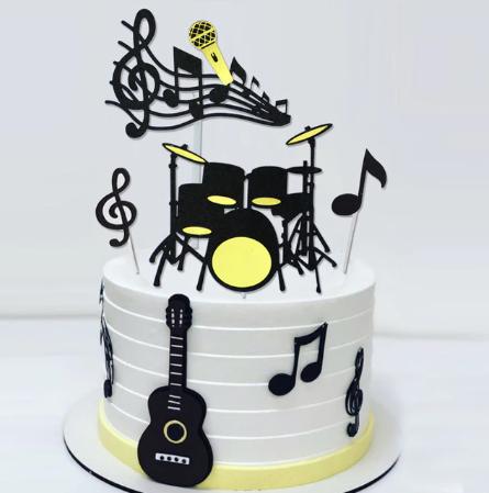 Tortový zápich music, 