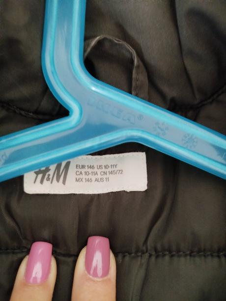 Zimná bunda, h&m,146