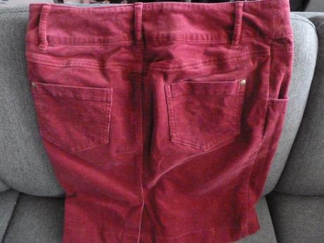 Cyklamenová sukňa, bonprix,l