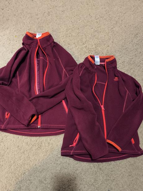 Lyžiarske mikiny 122/128 2 ks, 128