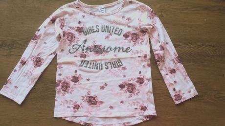 Tričko s ružičkami, len opraté, takko,116