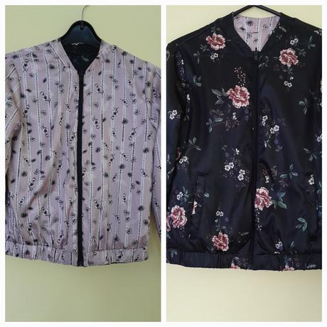 2 strany jednej bundy, s