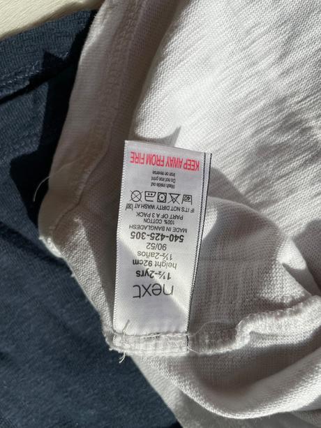 Tričko 2 ks, next,92