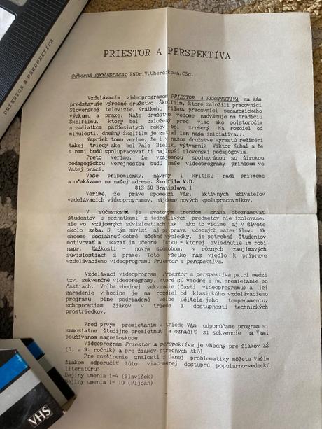 Vhs priestor a perspektíva,