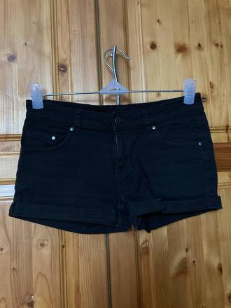 Čierne šortky, h&m,164