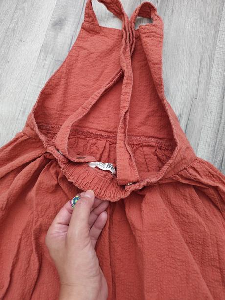 Sukňa s trakmi, h&m,134