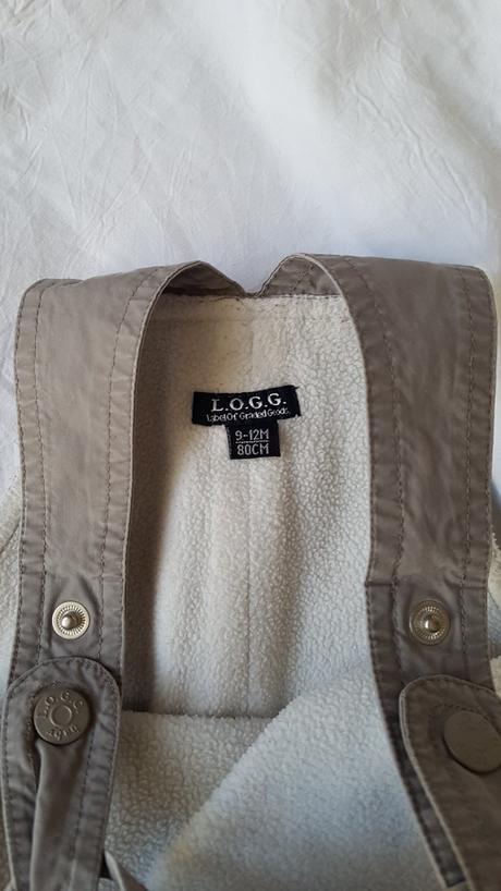 Zateplené nohavice na traky velkosť 80, h&m,80