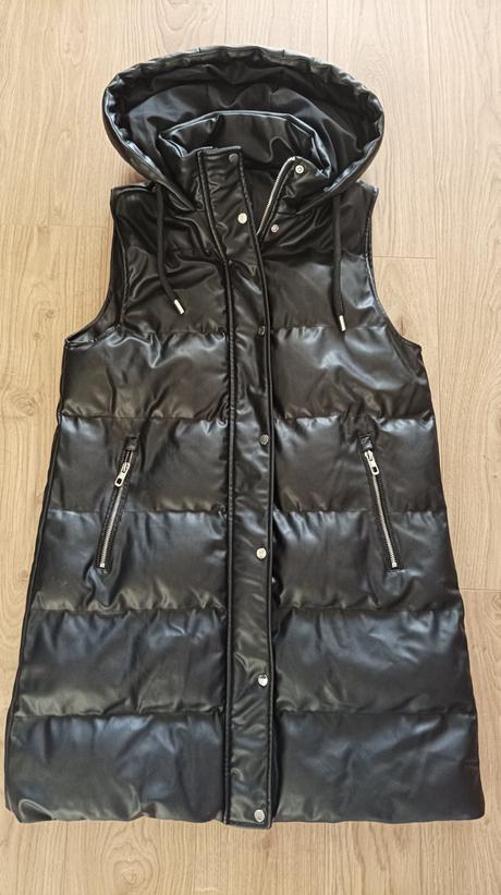 Krásna koženková vesta zara, zara,m