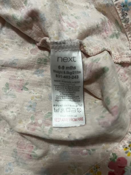 Letné vzorované šaty so širokou sukňou, next,74