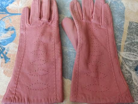 Rukavice, dámske ružové,l/xl, l