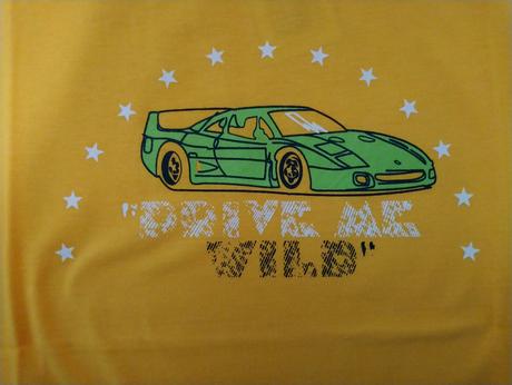 Žlté tričko auto, era fashion, 140 cm, 140