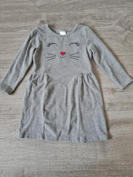 Detské šaty teplé, palomino,98