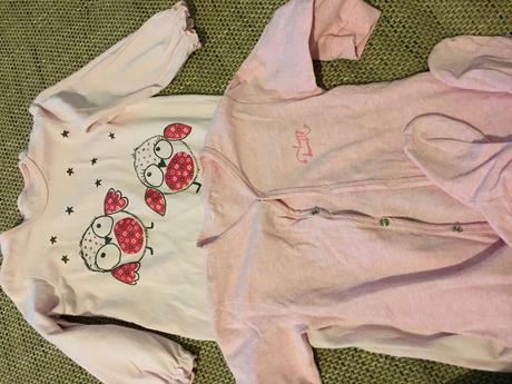 2ks  dupacky pyzamko, h&m,80