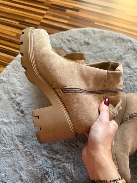 Hnedé čižmy nad koleno, 39