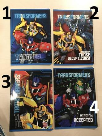 Zošit a5 transformers,