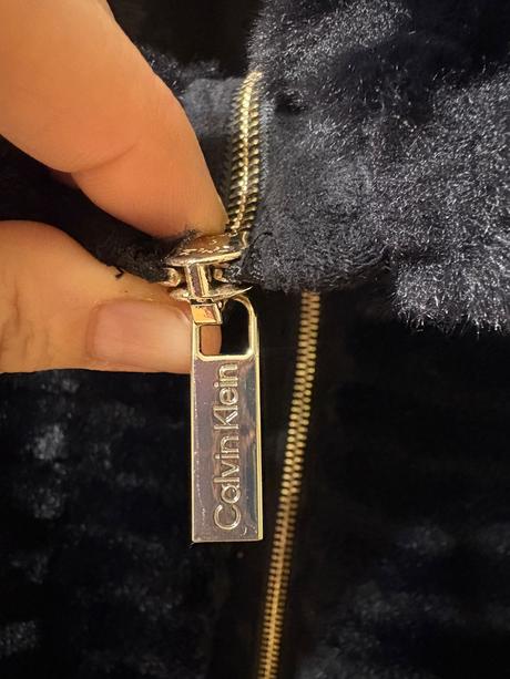 Calvin klein kožušinková vesta l z usa, calvin klein,l