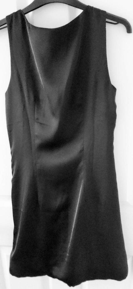 Satenove saty / predlzeny top, h&m,38