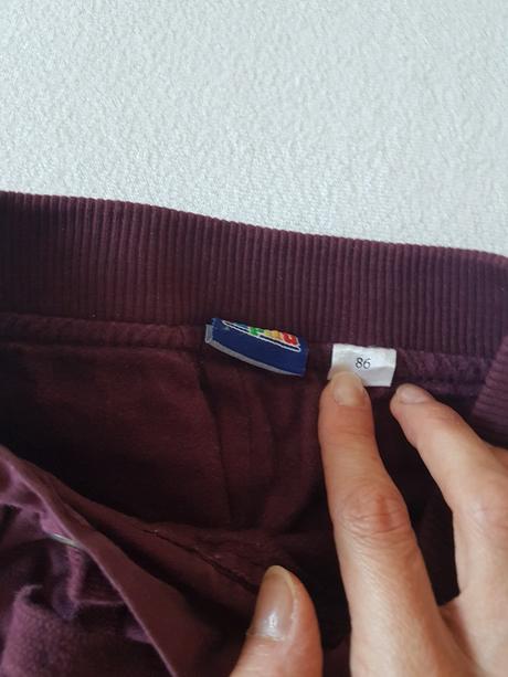 Detské zateplené nohavice, lupilu,86