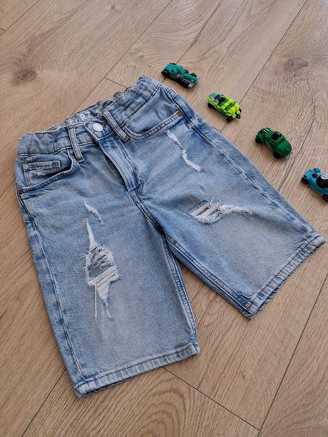Chlapcenske riflove kratasy h&m, vel. 134, h&m,134