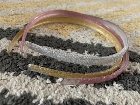 Čelenky s trblietkami 104/128,