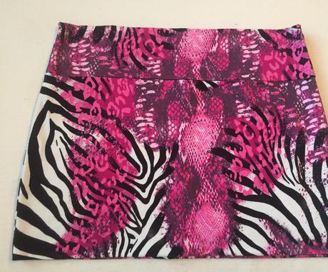 Sukňa so zvieracím vzorom, m