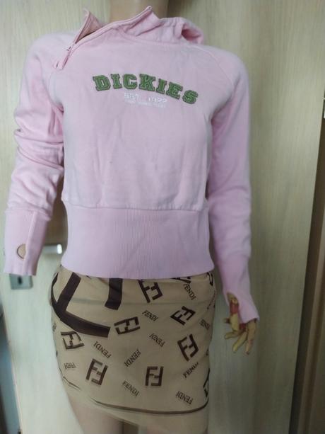 C 234 znackova bundicka ruzova, xs