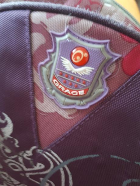 2ks fialove rovnake ruksaky skolske tasky grace, 