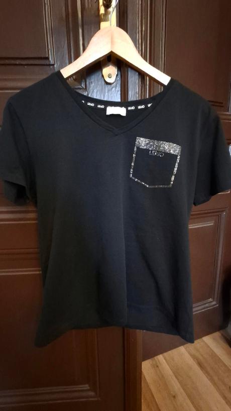 Čierne tričko liu jo - s, liu jo,s