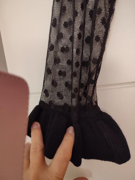 Čierne upletove šaty, s