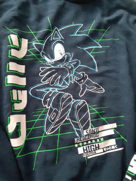 Chlapčenská mikina ježko sonic, h&m,158