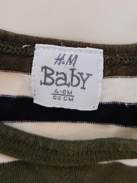 Tričko hrubšie, h&m,68