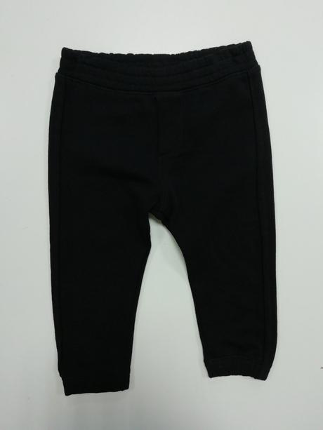 Čierne bavlnené tepláky, ovs,74