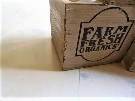 Drevené industriálne vintage krabičky / 3 ks, 