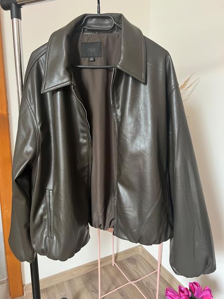 Zara khaki bunda, zara,l