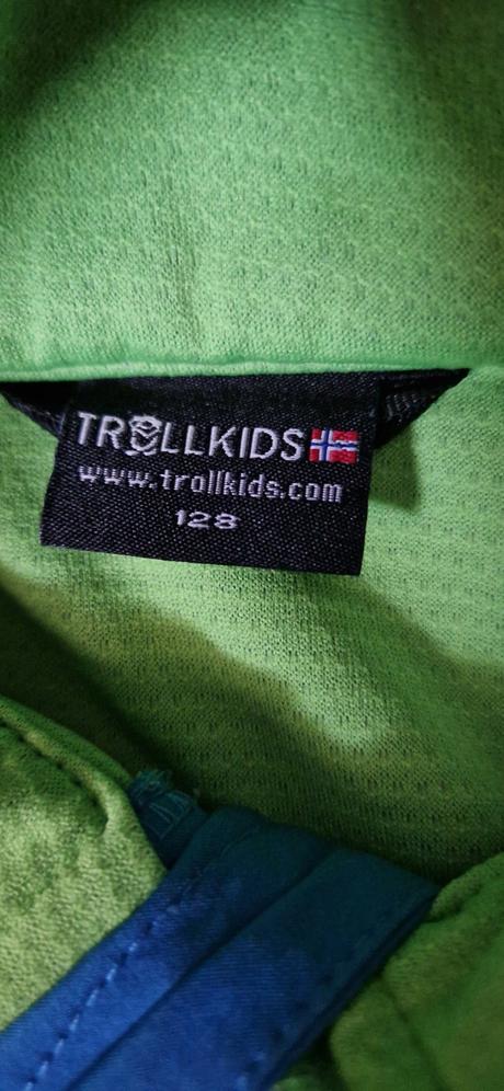 Trollkids rondane zip off bunda softshell, trollkids,128