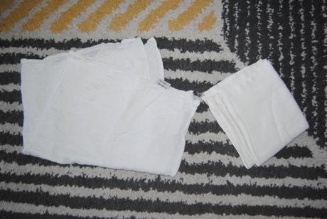 Bavlnené plienky 2ks, 2 kg - 6 kg